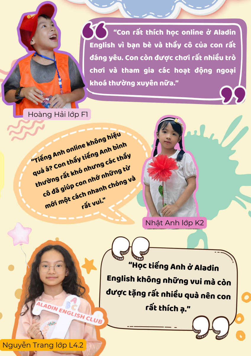 học viên aladin english feedback